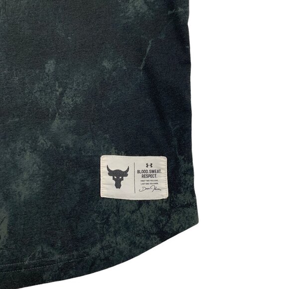 Under Armour Project Rock Loose Heat Gear Tie-Dye T-Shirt Men's Size Medium - Picture 3 of 5